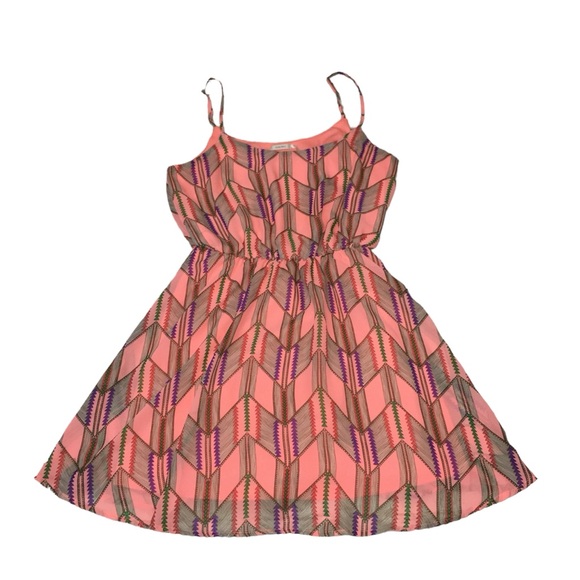 Poetry MultiColor Spaghetti Strap Lined Mini Sundress Dress - Women’s Medium - Picture 12 of 12